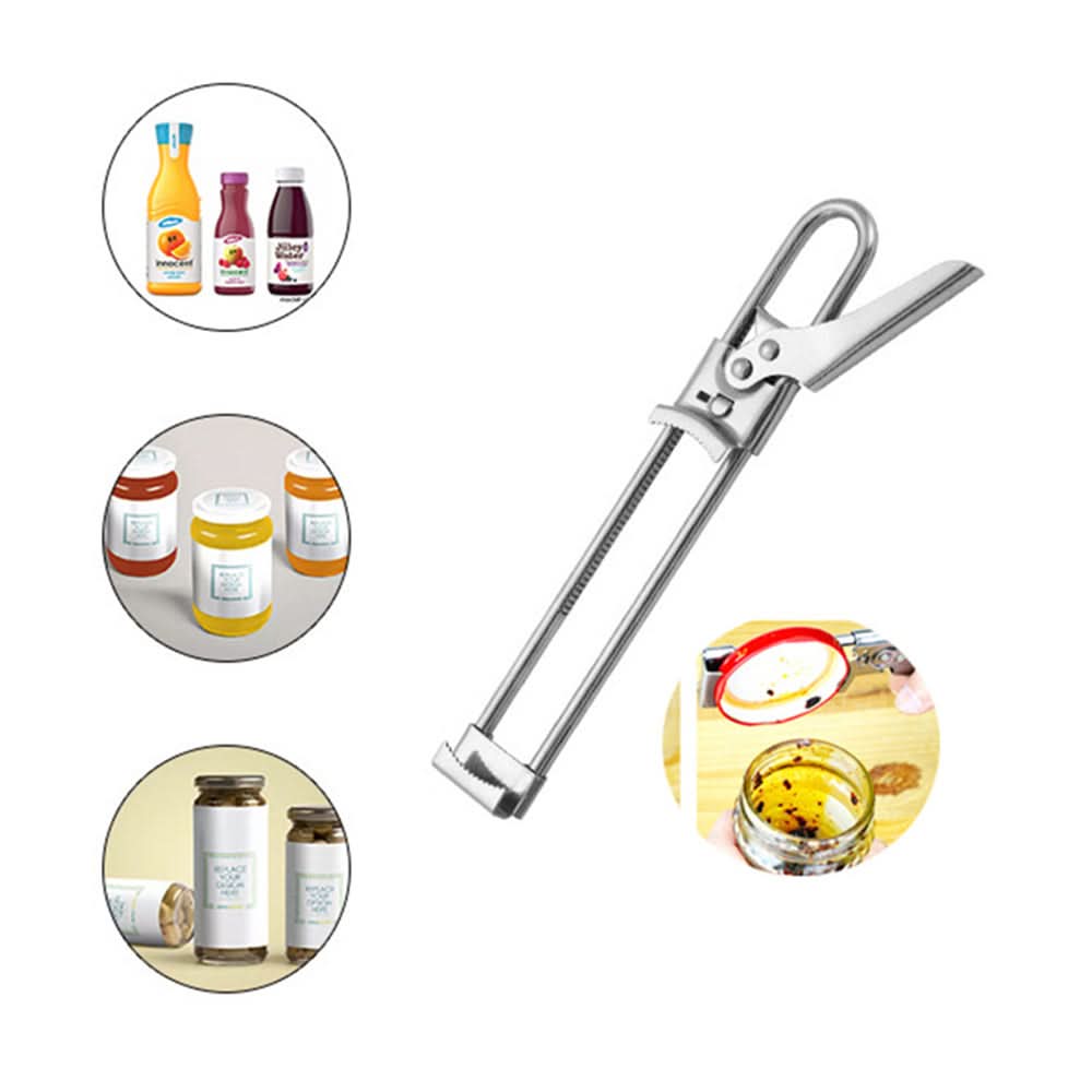 Adjustable Can Opener for Effortless Lid Extraction