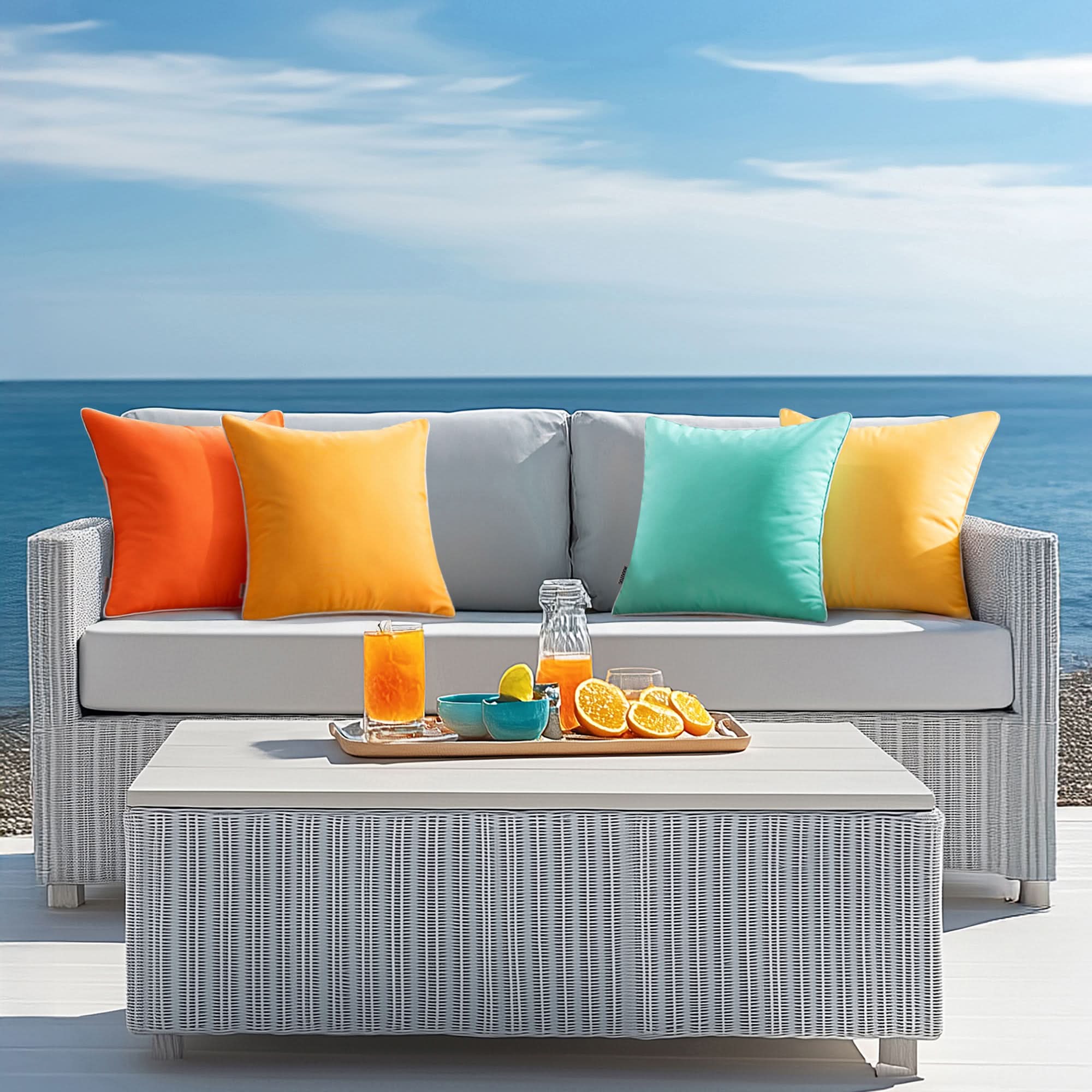 Outdoor Cushion Covers for Garden and Patio Decoration