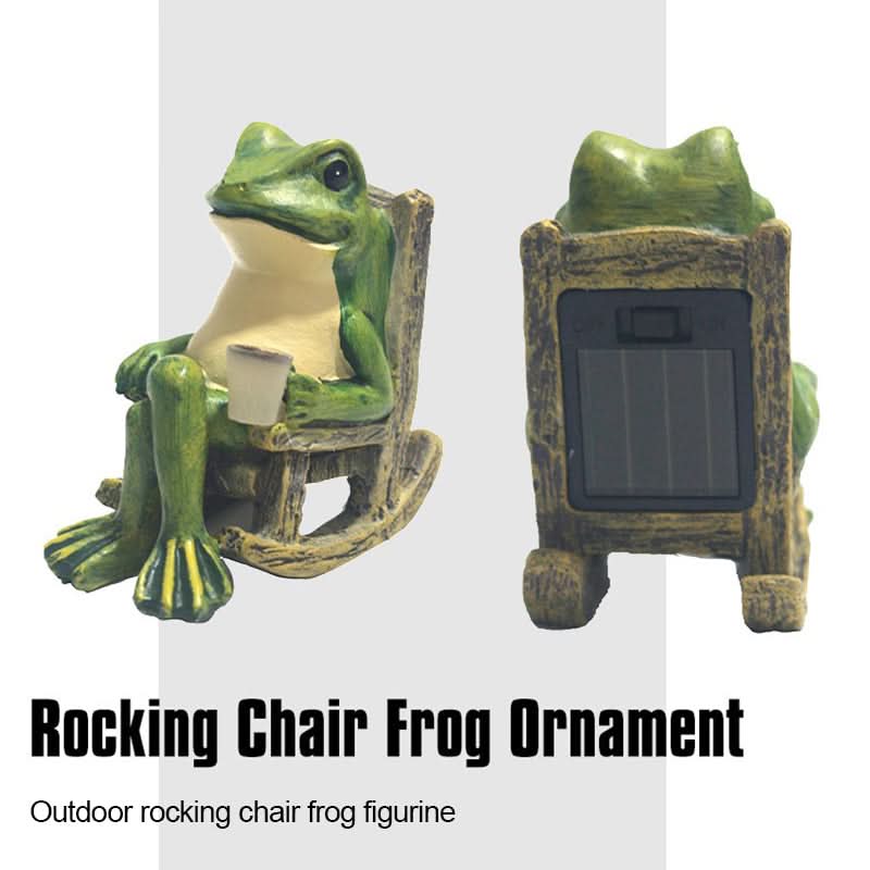 Outdoor Solar Frog Light for Garden Decoration