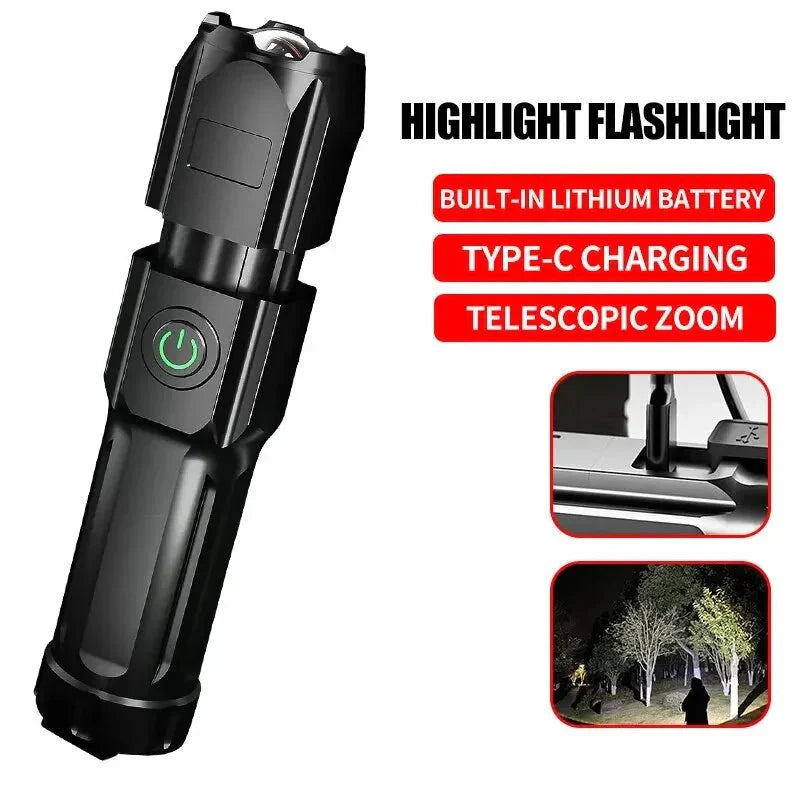 Ultra-Bright LED Lantern with 100,000 Lumens & USB Rechargeable