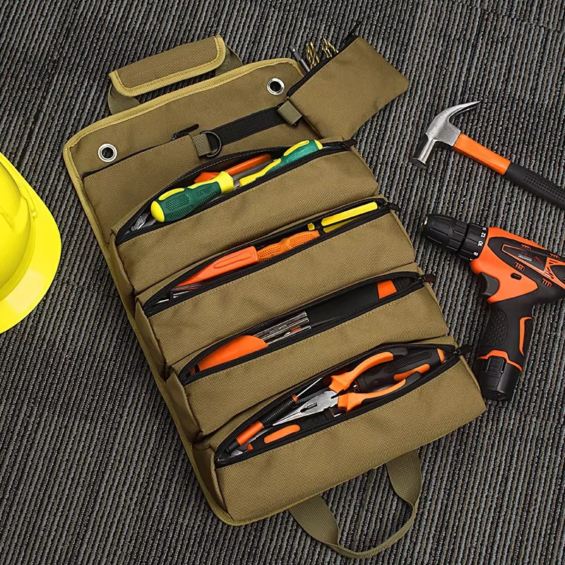 Tool Bag with Removable Sections – Roll-up Design