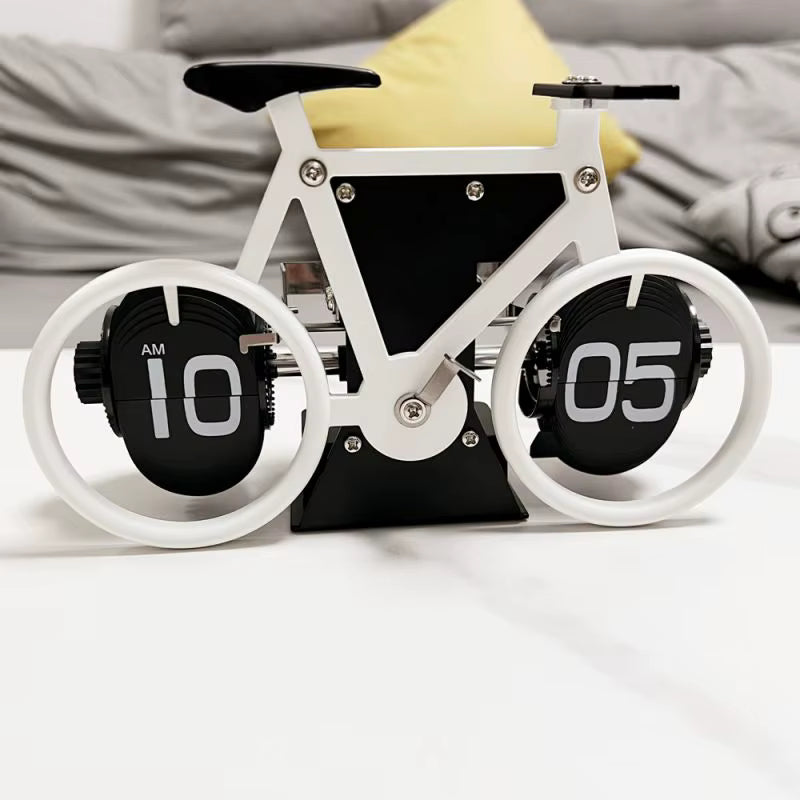 Cycling-Themed Flip Clock - Stylish Timepiece for Your Space