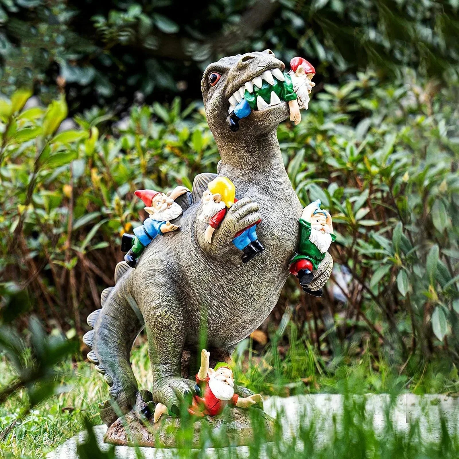 Weatherproof Resin Dinosaur Garden Decoration Figure
