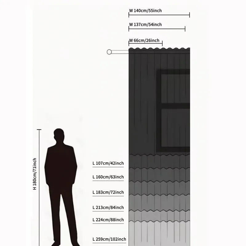 CozyShield - Premium Insulated Blackout Door Curtains for Winter