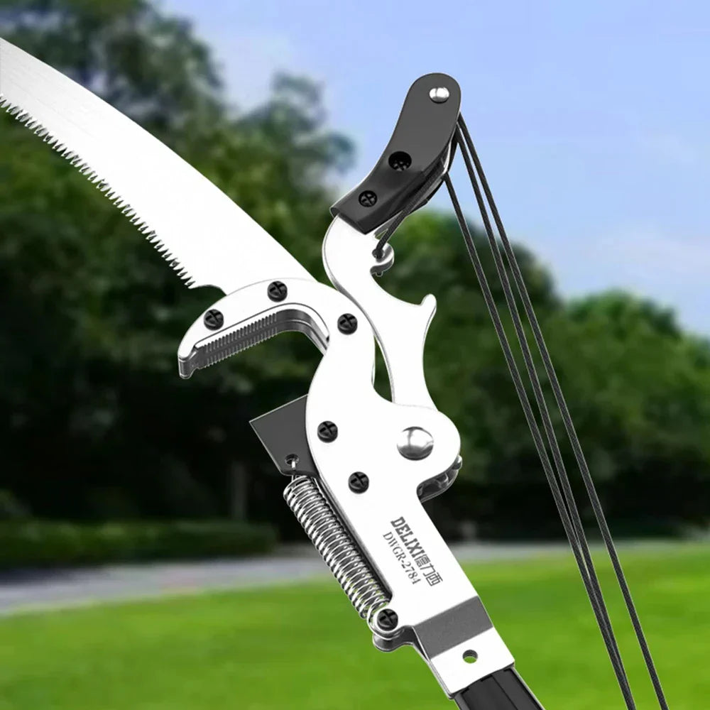Extendable Tree Trimmer | Dual-Rope Cutting Tool for High Branches
