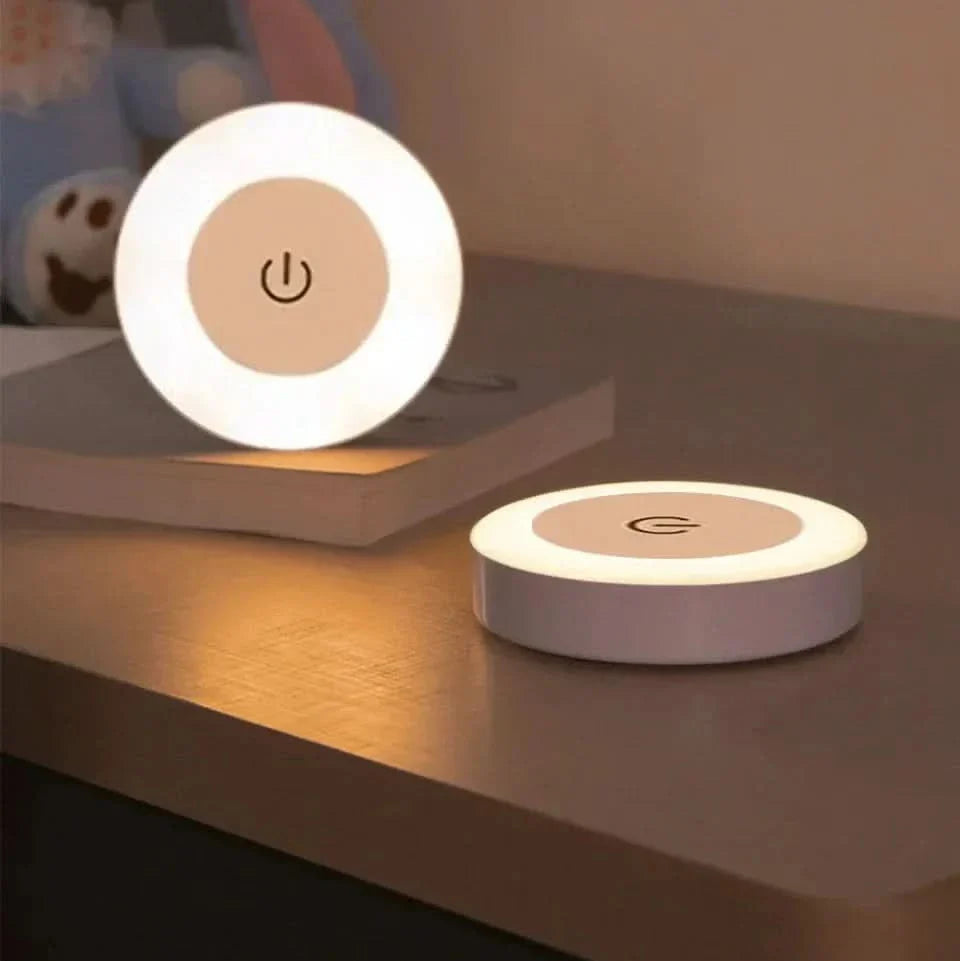 USB Rechargeable Bedside Lamp for Cozy Lighting