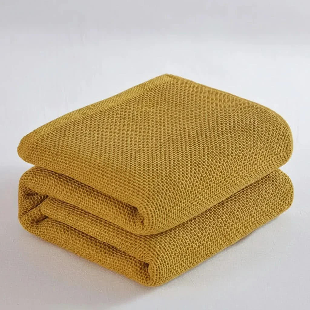 Lightweight Muslin Throw Blanket for Sofa and Bed Use