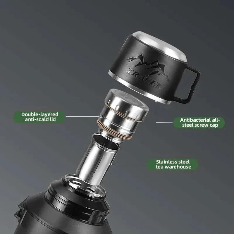 Outdoor Insulated Coffee Pot for Travel and Adventures