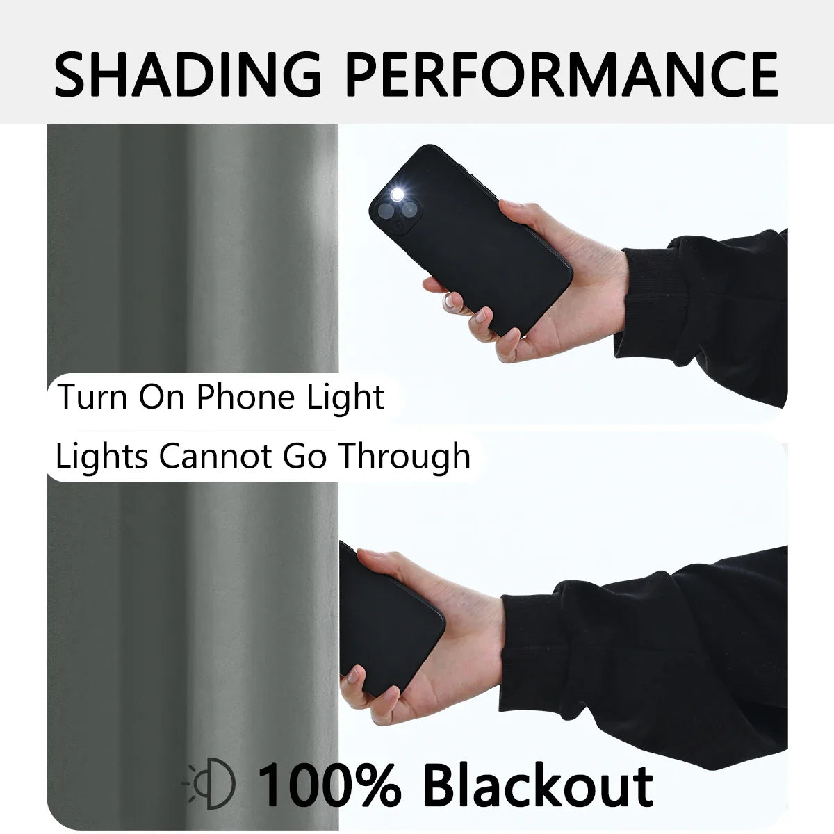 SLEEPWELL - Complete Blackout Curtains with Insulated Design for Any Room