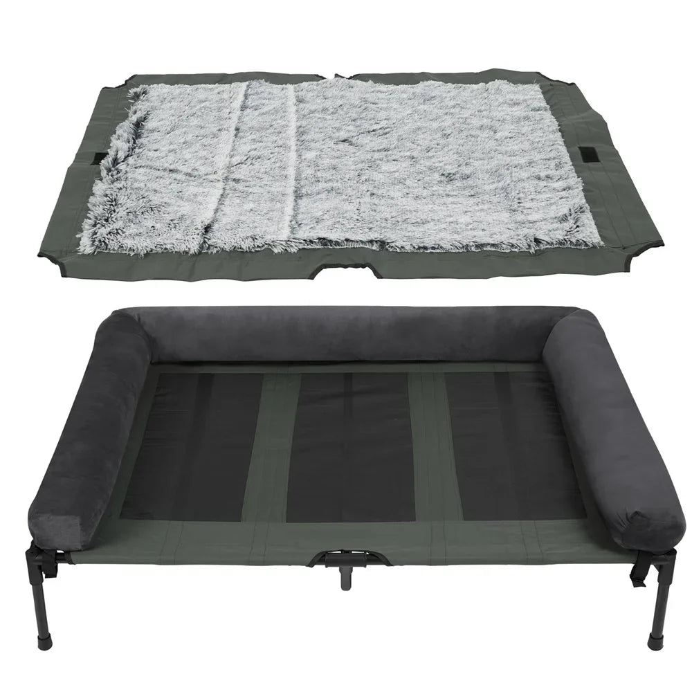 Outdoor Elevated Canine Rest Bed for Ultimate Comfort