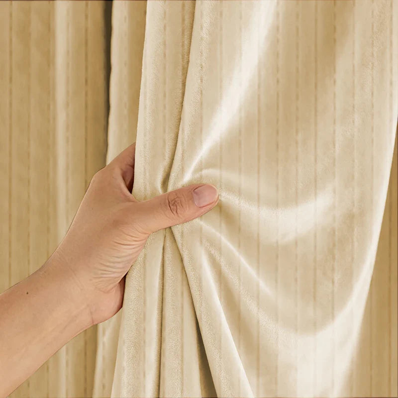 CozyShield - Premium Insulated Blackout Door Curtains for Winter