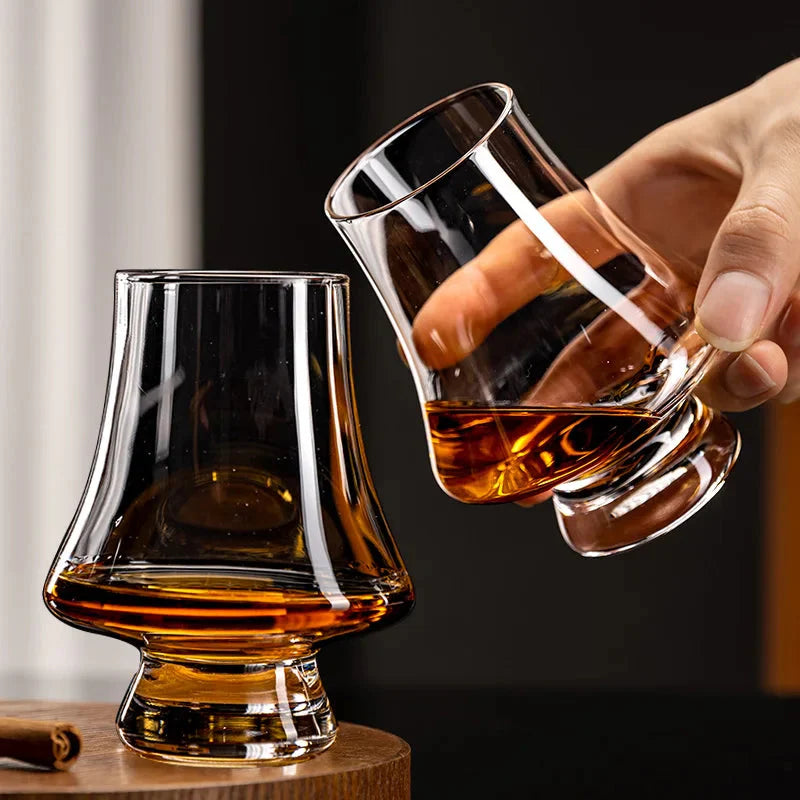 Aroma-Enhancing Shaped Glasses for Whisky Enjoyment
