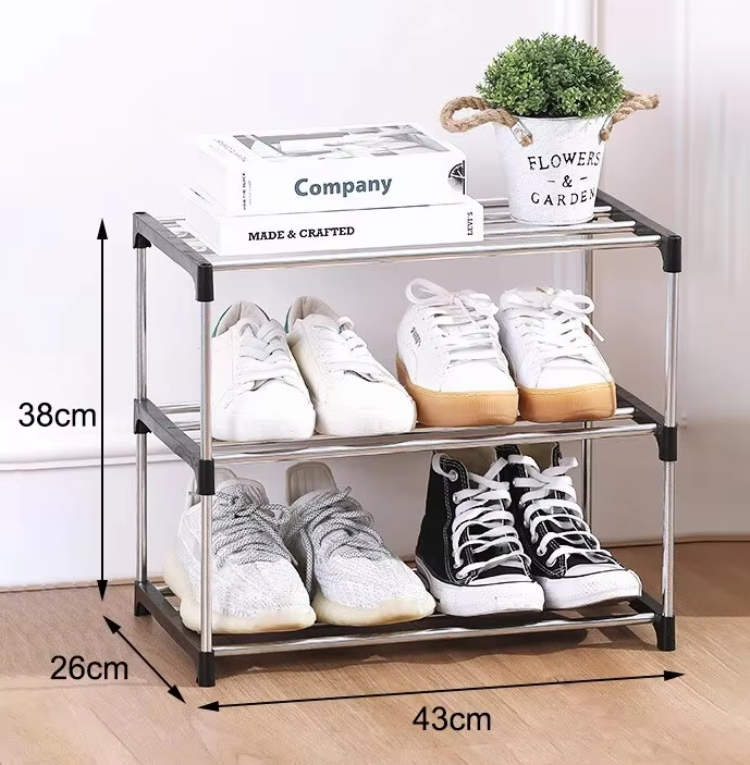 Multi-Tier Shoe Organizer for Home Use