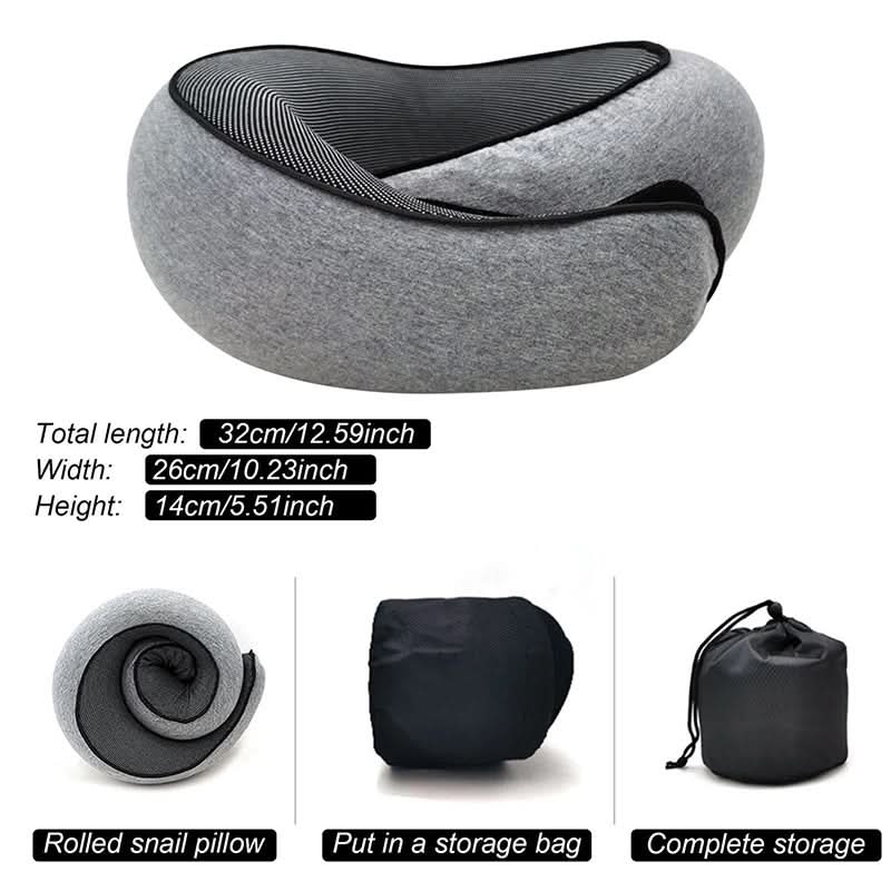 Adjustable Comfort Neck Pillow with Memory Foam for Relaxation