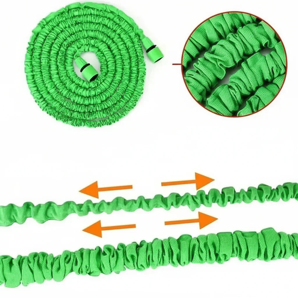 Space-Saving High-Pressure Garden & Vehicle Hose