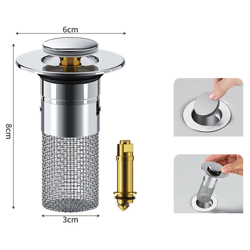 Ultimate Drain Protector | Stainless Steel Hair Catcher