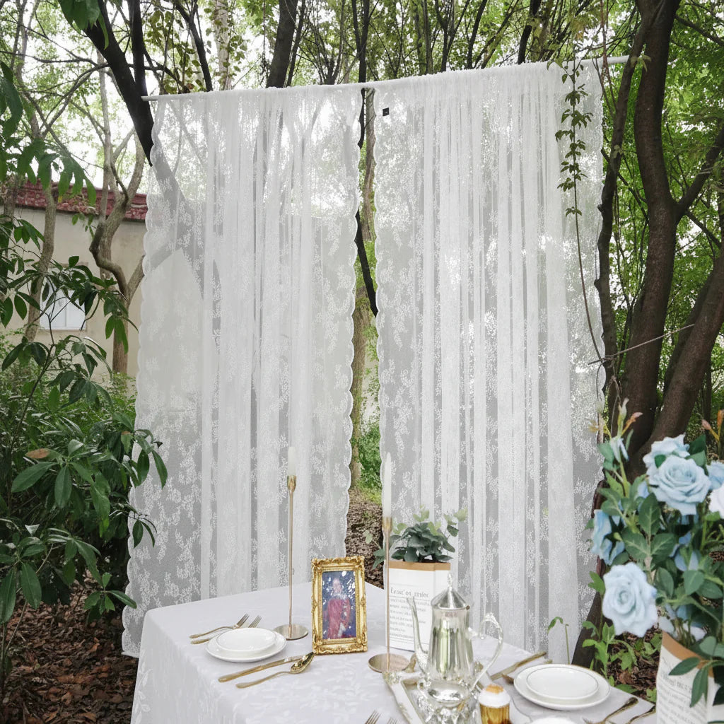 Serene Lace Curtain Panel for Bright and Airy Rooms