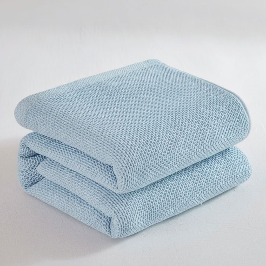 Lightweight Muslin Throw Blanket for Sofa and Bed Use