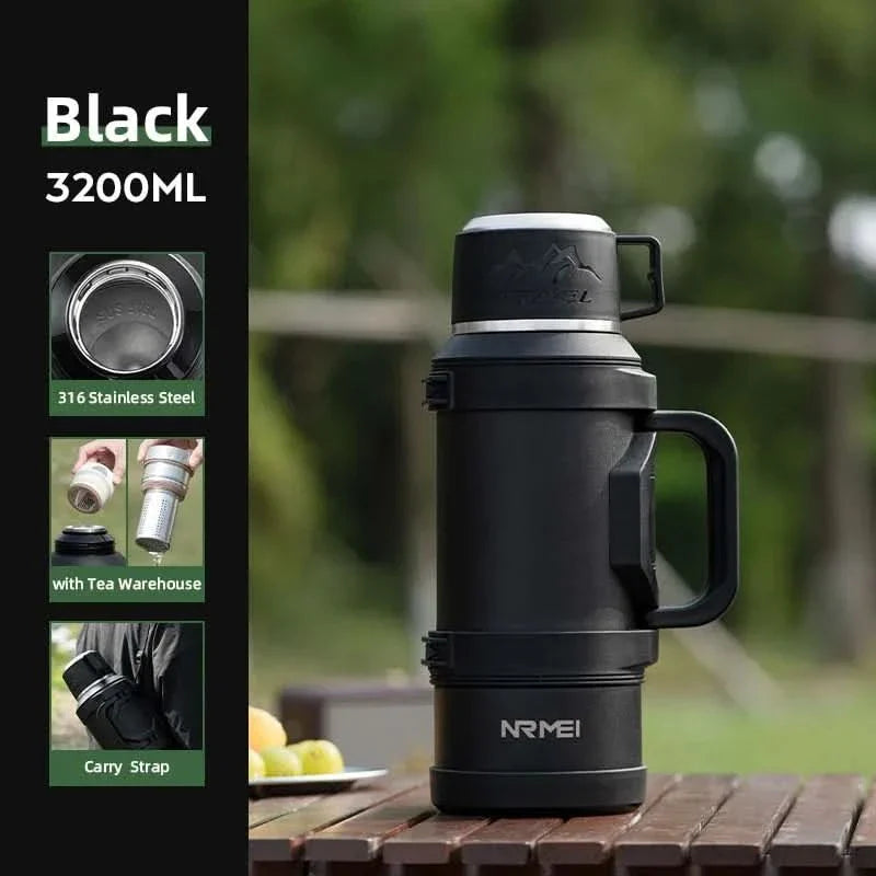 Outdoor Insulated Coffee Pot for Travel and Adventures