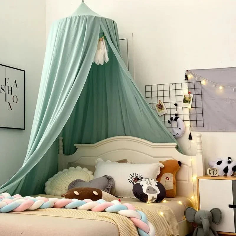 Decorative Hanging Bed Canopy for Girls' Play Areas