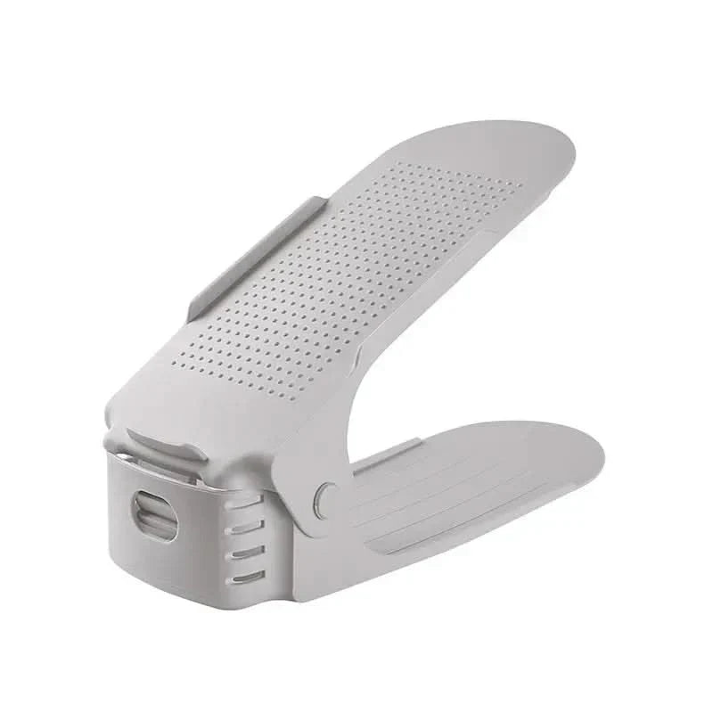 Space-Saving Shoe Organizer Set with Adjustable Stacking Design