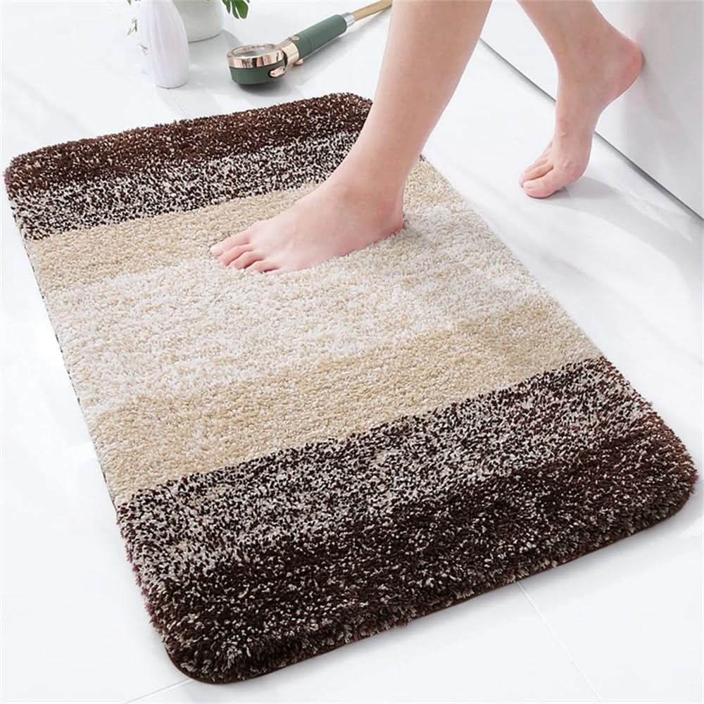 Plush Non-Slip Toilet Rug – Soft Bath Mat for Comfort