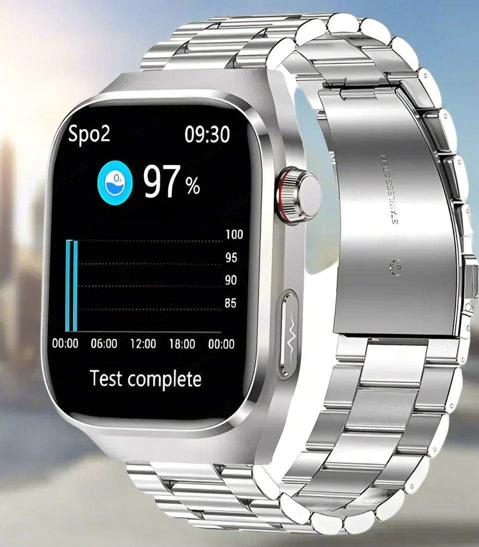 HealthSmart Tracker: Blood Sugar, ECG, Uric Acid & More