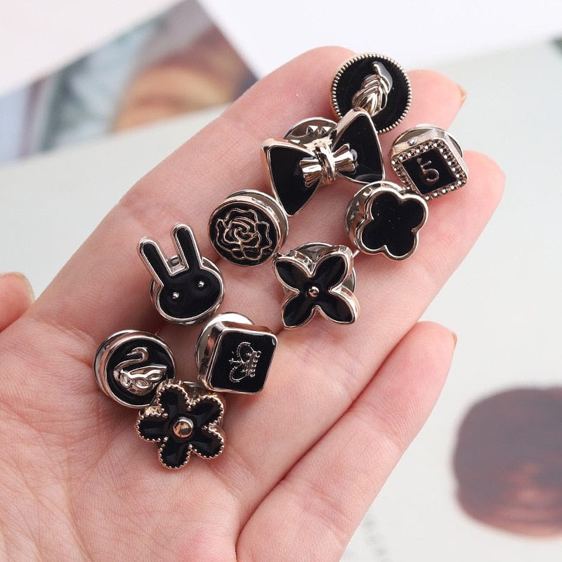 Metal Buttons with Crystal | Rose Gold Snap Fasteners | DIY Sewing
