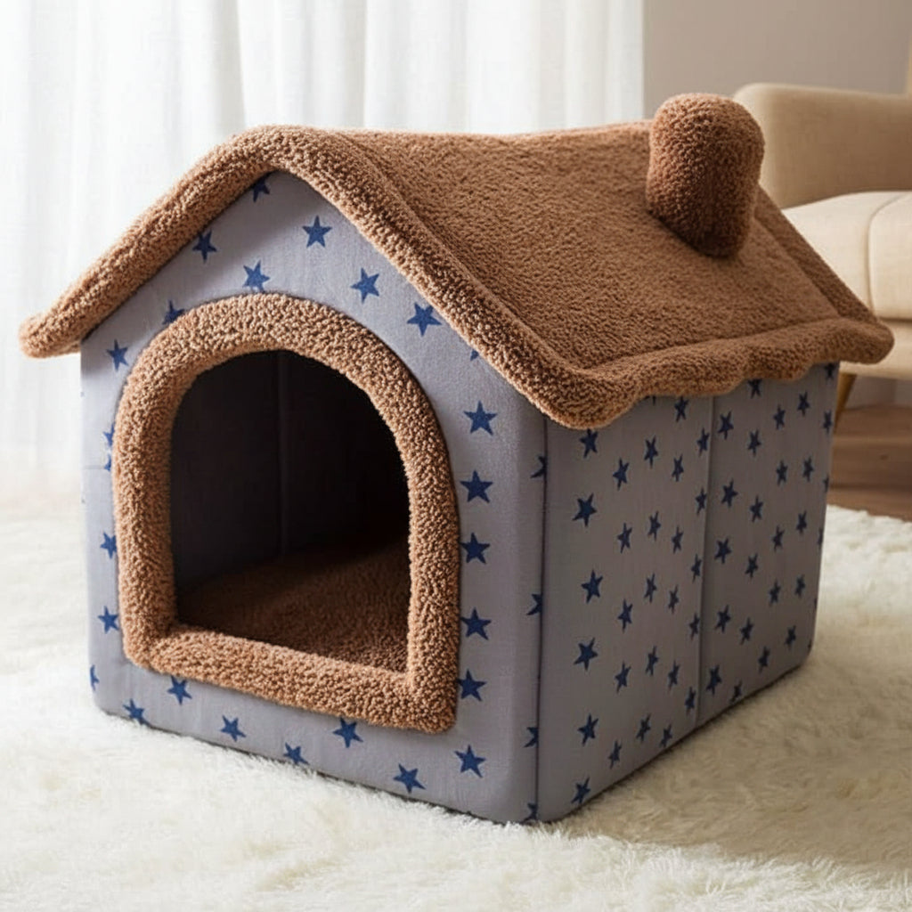 Snug Retreat Pet Bed for Small Dogs and Cats – Soft & Inviting
