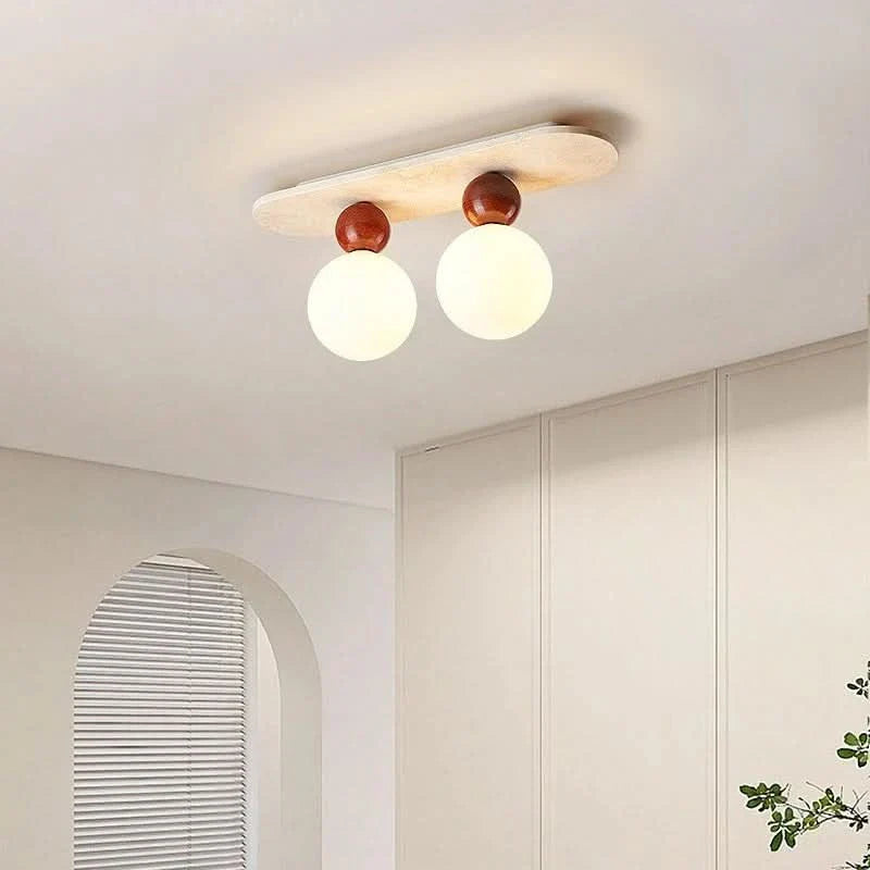 Ellipse Ceiling Light in Travertine for Contemporary Soft Interiors