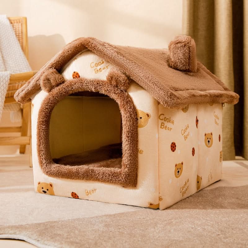Snug Retreat Pet Bed for Small Dogs and Cats – Soft & Inviting