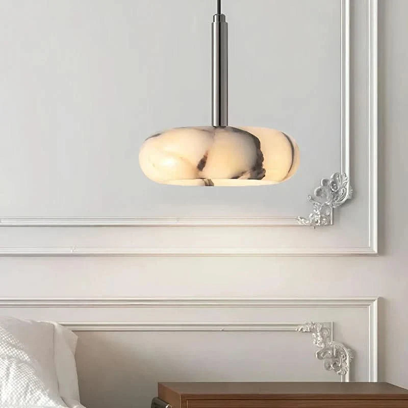 Soft Decorative Lighting with Creative Marble LED Pendant Lamp