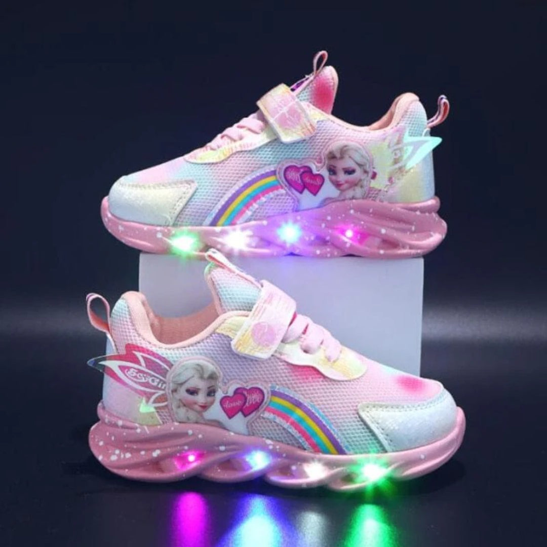 Glowing Fairy Tale Sneakers for Kids with LED Lights