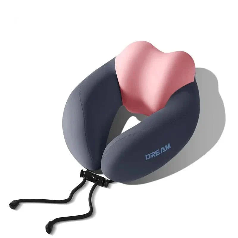 U-Shaped Travel Pillow for Neck Support and Comfort