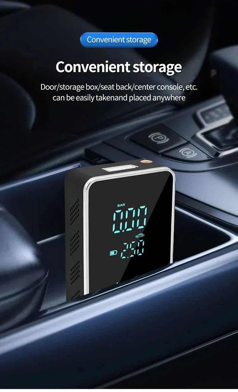 Compact Cordless Tire Inflator with Touchscreen Control – 150psi