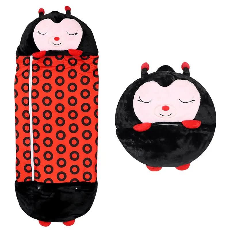 Dual-Function Cuddly Companion Sleep Bag for Kids