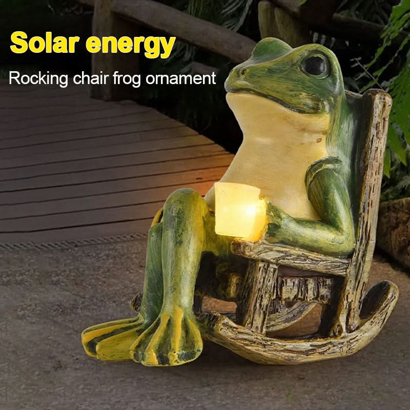 Outdoor Solar Frog Light for Garden Decoration