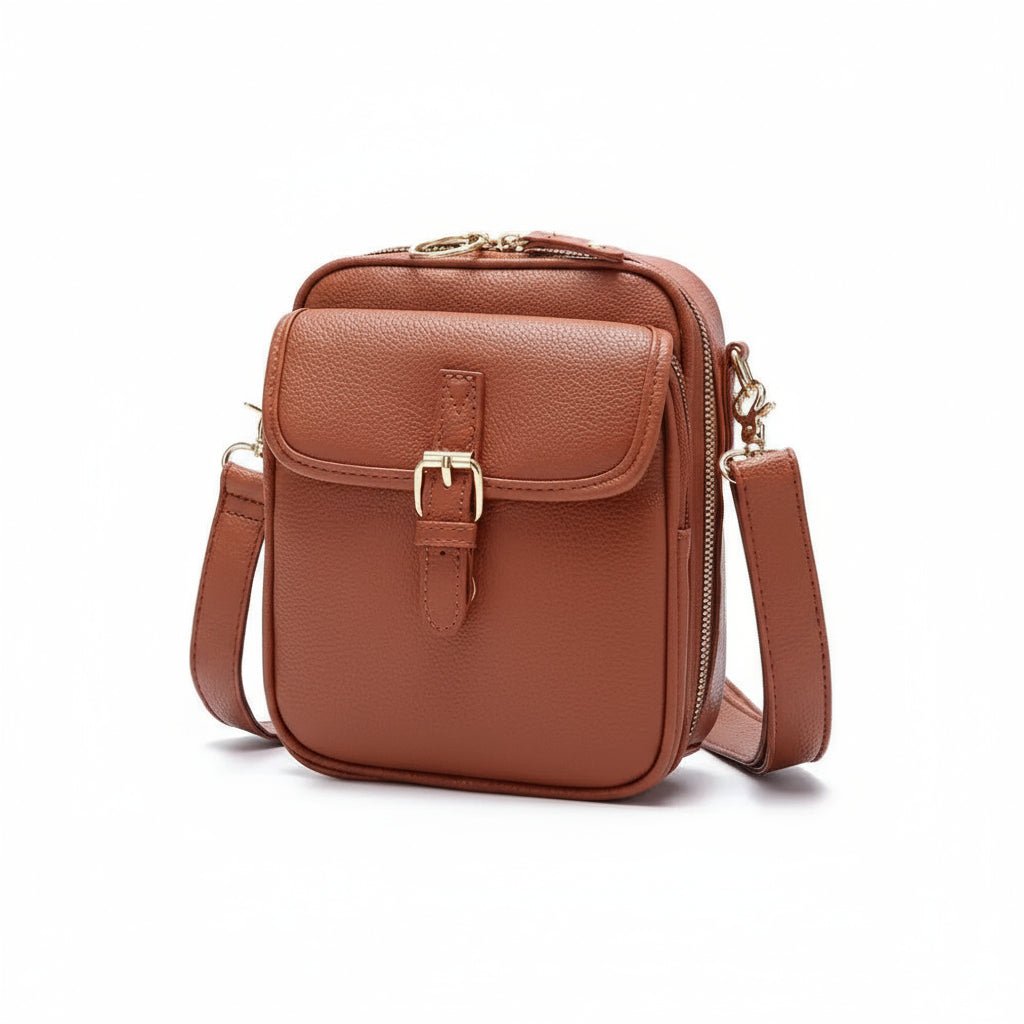 Sleek Anti-Theft Crossbody Bag with Adjustable Strap