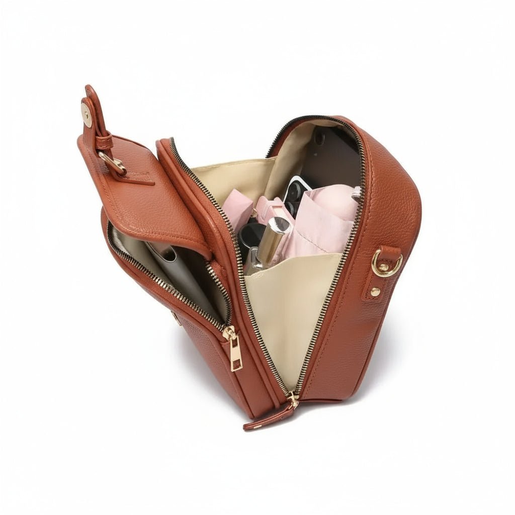 Sleek Anti-Theft Crossbody Bag with Adjustable Strap