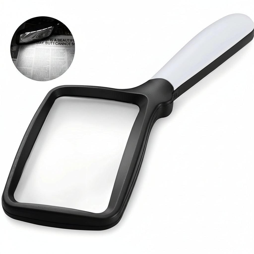 LumiView - 3x LED Handheld Magnifier for Precision Tasks
