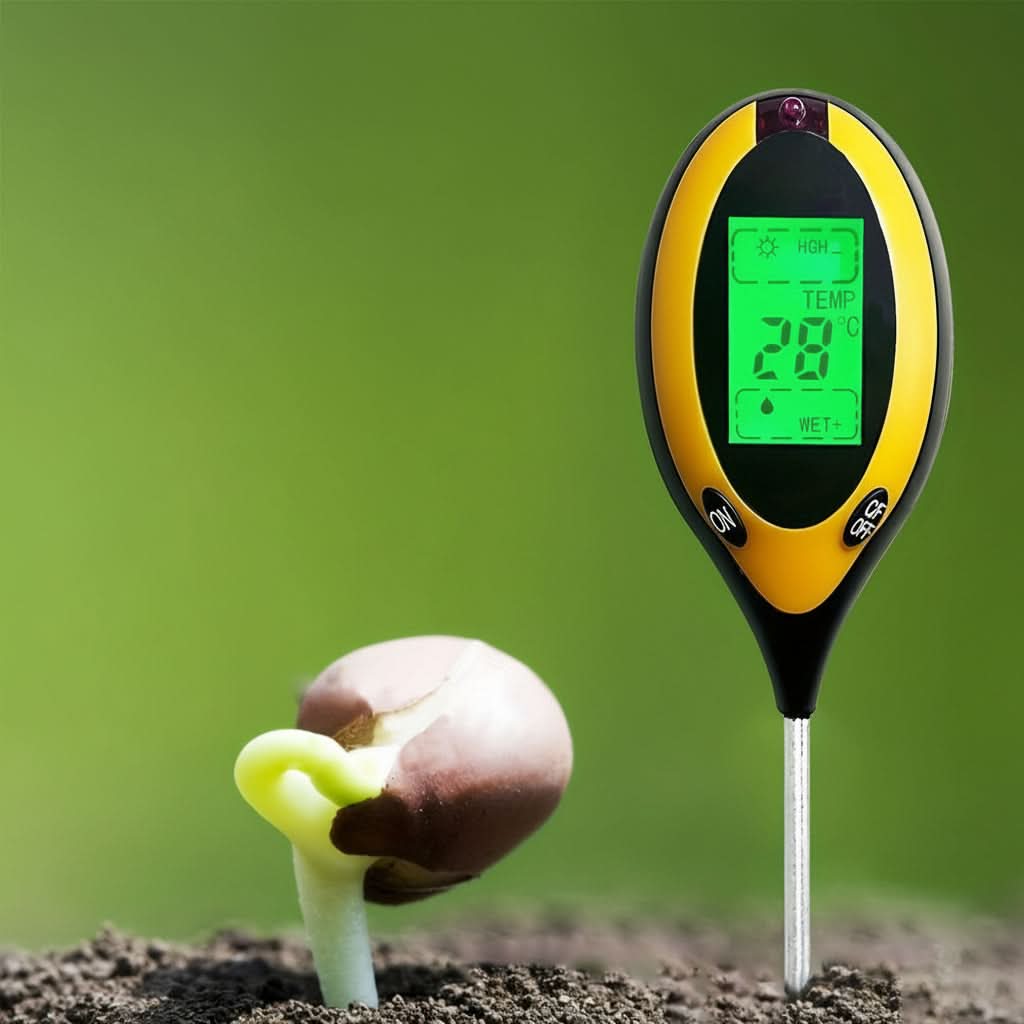 4-in-1 Garden Soil Moisture Meter for Professional Plant Care