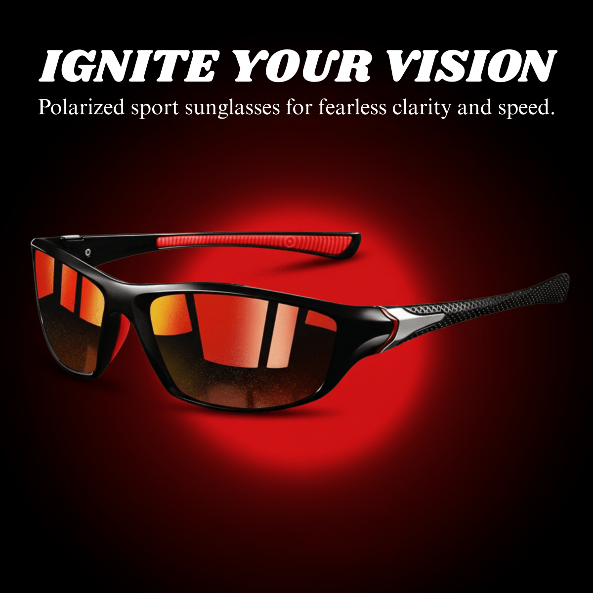 VisionGuard – Lightweight Polarized Sunglasses with UV400 Shielding