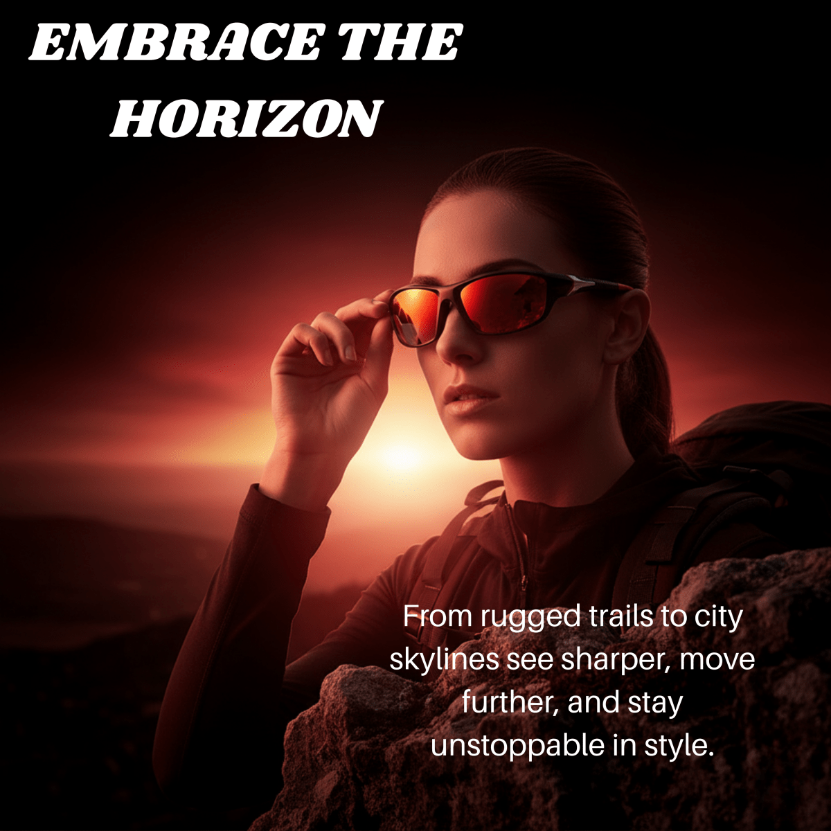 VisionGuard – Lightweight Polarized Sunglasses with UV400 Shielding