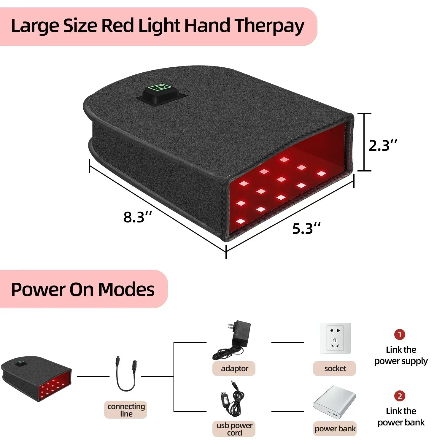 Healing Light Therapy Glove for Hand Discomfort Relief