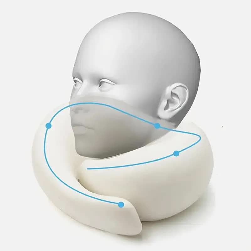 Adjustable Comfort Neck Pillow with Memory Foam Support