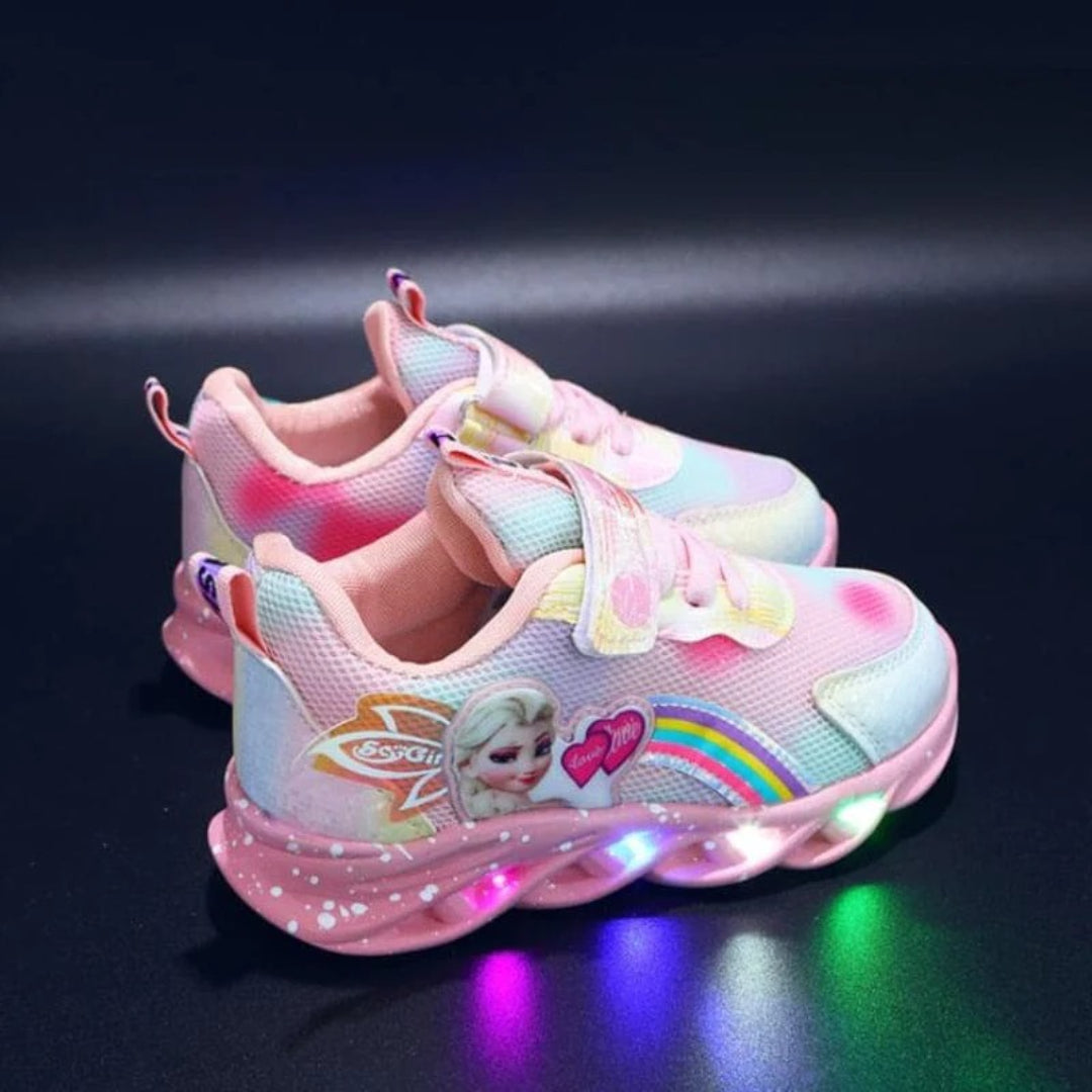 Glowing Fairy Tale Sneakers for Kids with LED Lights