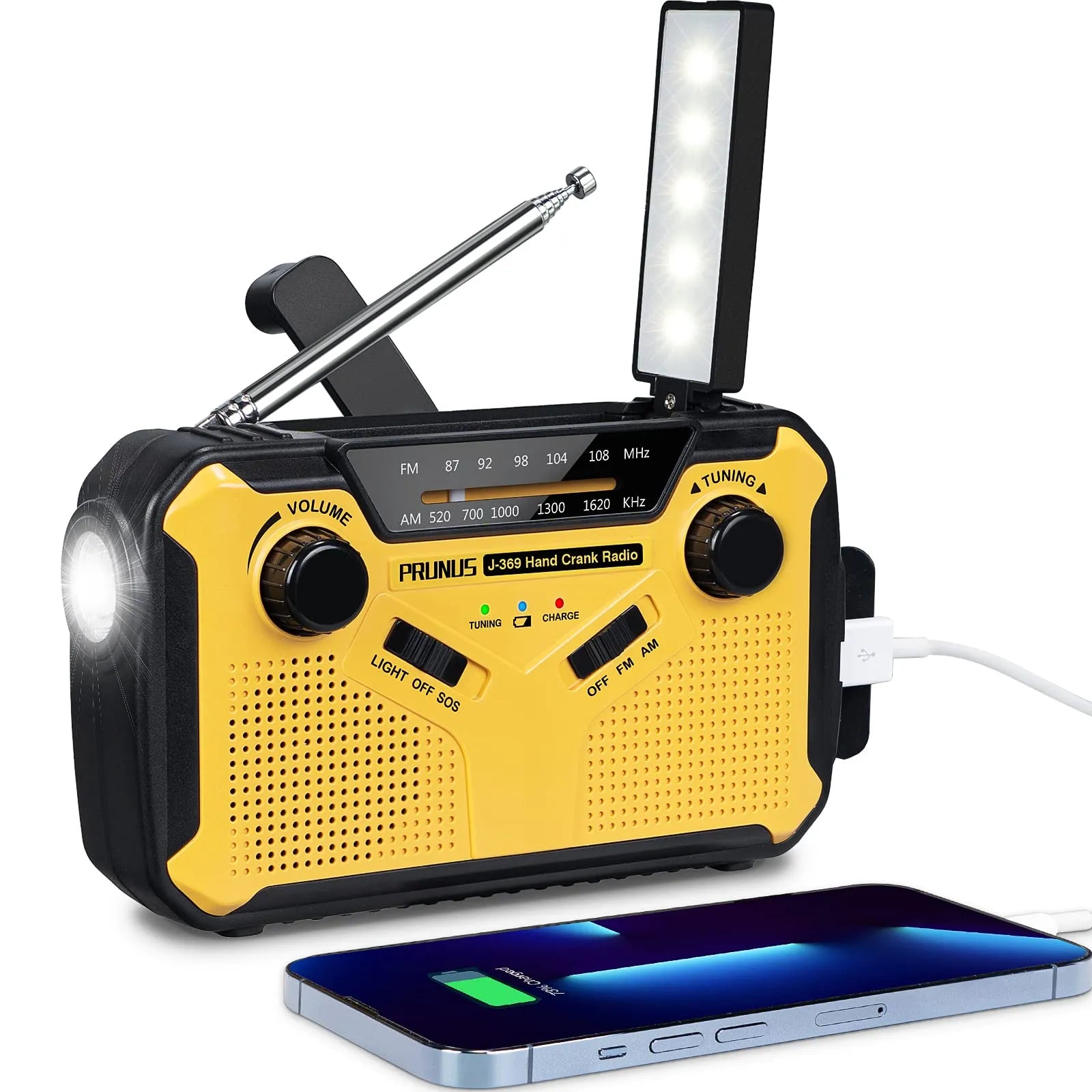 Ultimate Emergency Radio with Flashlight & Power Bank