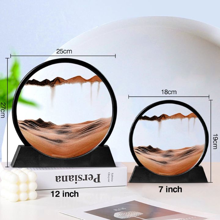 3D Sand Art Hourglass | Deep Sea Design | Calming Flowing Effect