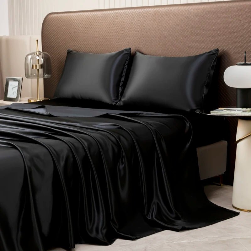 Cooling Satin Bedding Set | Lightweight Surface | Soft Pillowcases