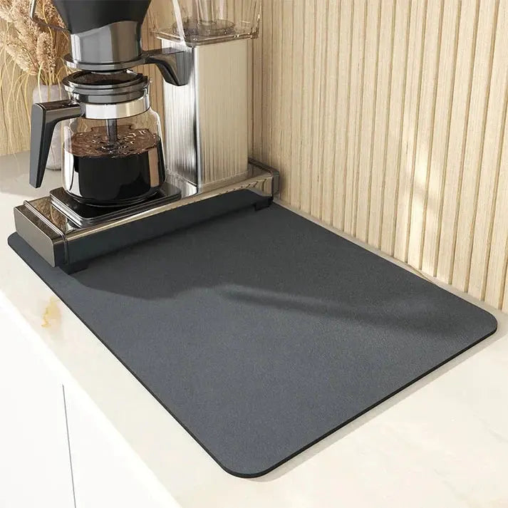 Kitchens Counter Drying Mat – Highly Absorbent Drip Solution